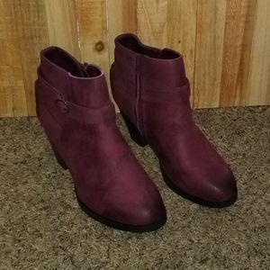 Burgundy Booties!